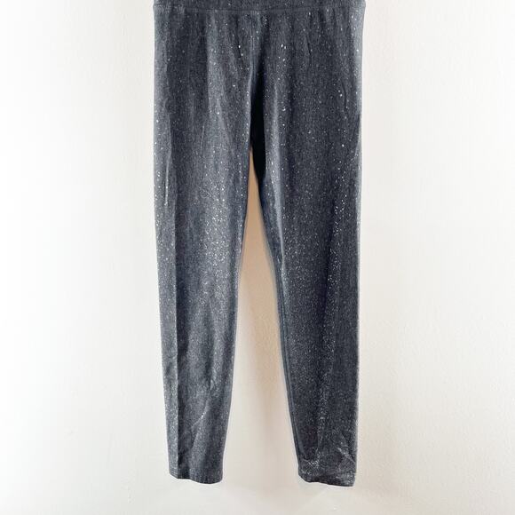 Carbon38 High Rise Foil Leggings in Melt Heather Gray Medium - Picture 10 of 10